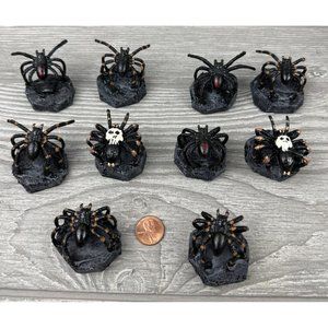 Dungeons and Dragons Homemade Giant Spiders Painted 32mm Miniatures Figures